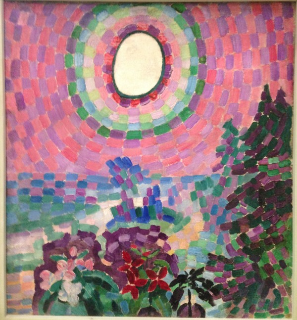 Landscape with disc by Robert Delaunay